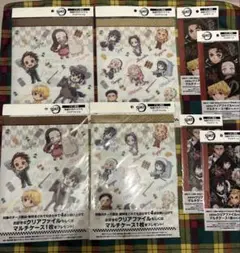 鬼滅の刃　クリアファイル　マルチケース　セット　イオン限定
