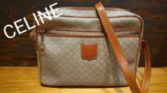 CELINE セリーヌ マカダム柄 ショルダーバッグ