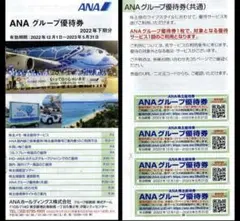 ANA グループ優待券(2022年下期分-最新 ) 冊子 1冊