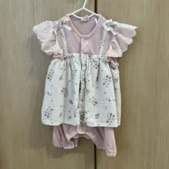 Milimili 半袖　ロンパース　50〜60