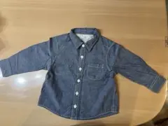 デニム風シャツ/無印良品90
