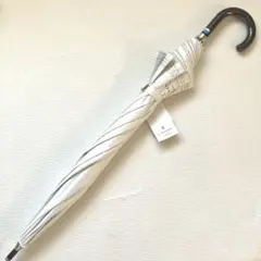 新品 ランバンオンブルー 傘 日傘 晴雨兼用 ショート傘 ホワイト