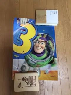 トイストーリー3　ウッディの3Dパネル