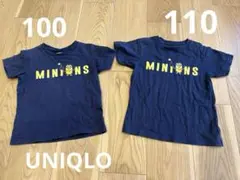 UNIQLO MINIONS Tシャツ 2枚セット 100 110
