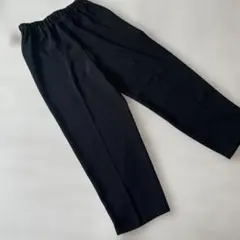 シニア 黒 ポリエステルスラックス Lサイズ