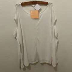 新品　mild manner オフショルダー ホワイトトップス