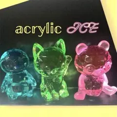 ✴アクリルアイス・アクリルストーン・希少招きねこ・クマ・ペンギン・3個セット