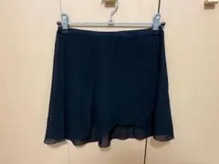 DellaLo'ミラノ ブラック シフォンフレアスカート