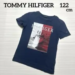 ［　TOMMY HILFIGER　］ネイビー　紺　ロゴ　１２０　半袖　Ｔシャツ