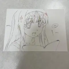 艦これ　原画　夕立　イラストカード