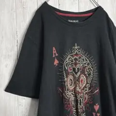 【入手困難】00s 古着 ドクロ 髑髏 トランプ スペード Tシャツ