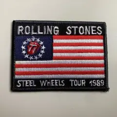 【激レア】ローリングストーンズ1989 STEEL WHEELSツアー ワッペン