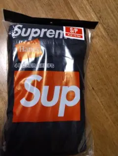 Supreme 1枚入りボクサーブリーフ S・黒