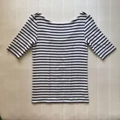 GAP ギャップ ボーダー 背中あきトップス