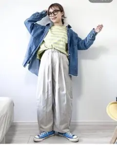 apart by lowrys コクーンボリュームパンツ　グレージュ16　S