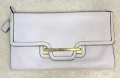 ★美品★COACH コーチ★クラッチバッグ★レザー★ホワイト★レトロ★