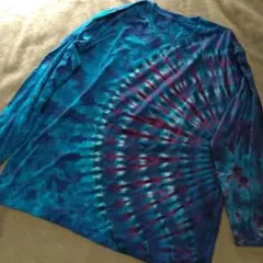 ダイダイ染め 長袖 Tシャツ