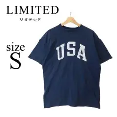 LIMITED✨Tシャツ【S】オーバーサイズ ネイビー USA メンズ