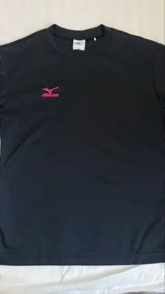 ミズノ 　レディースTシャツ　Mサイズ 160 ブッラック ピンク 匿名配送