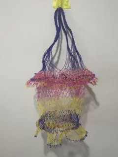 タイ　チェンマイ　あみあみバッグ