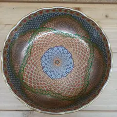前畑陶器 庫山窯 献上手 金彩 菓子鉢２つ 前畑陶器 庫山窯 献上手 金彩 菓子鉢2つ