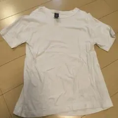 【最終/売り尽くし】ホームスパン　Tシャツ　白　メンズМ(女性サイズXXL)