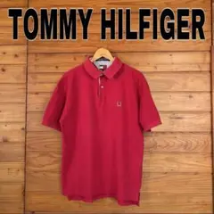 TOMMY HILFIGER ポロシャツ 赤