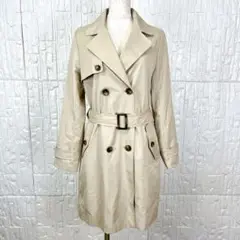 RyuRyu ベージュ　トレンチコート Sサイズ　pコート　【1460】