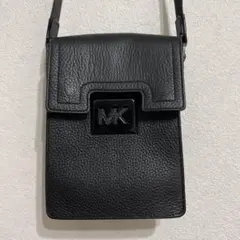 Michael Kors ブラックレザーショルダーバッグ