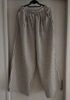 ストライプワイドパンツ
