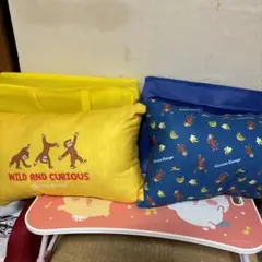 Curious George 枕・ピロー 収納バッグ付き全2種