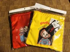 チャッキー巾着袋2点セット