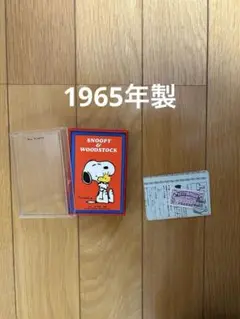 レトロ＆レア　トランプ類税証紙付き　PEANUTS スヌーピー トランプ未使用品