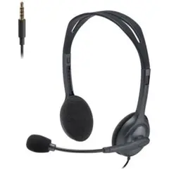 logicool H111r 3.5mm ステレオヘッドセット