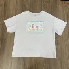 mezzo piano プリント Tシャツ