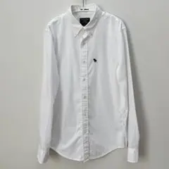 アバクロンビー&フィッチ　メンズ　白シャツ　S サイズ　スーパースリム