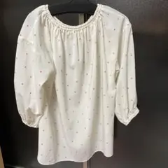 ビアズリー 水玉模様トップス