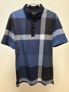 ブラックレーベル クレストブリッジ ポロシャツ ブルーM