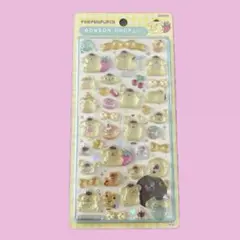 新作　ボンボンドロップシール 立体シール サンリオ ポムポムプリン