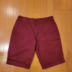 TK ワインレッド　ハーフパンツ