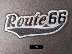 700 Route66 約5*12.3cm 刺繍 アイロンワッペン パッチ 飾り