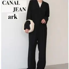 極美品✨ 2024年 キャナルジーン ark カシュクールジャンプスーツ 36