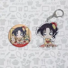 名探偵コナン　NewDays 新年のご挨拶　缶バッジ　アクリルキーホルダー