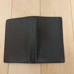 【中古】COACHグラブタンレザー手帳(ブラック)