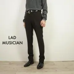 LAD MUSICIAN ノータックスラックスパンツ ブラウン /M243