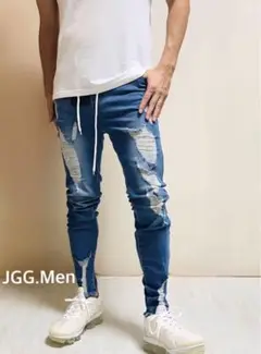 JGG.Men　ジェギングメン　スウェットデニム　スキニーデニム　⑤s
