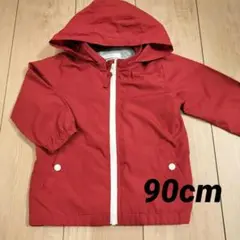 【週末セール中】ウインドブレーカー アウター 赤 90 GITA DESIGN