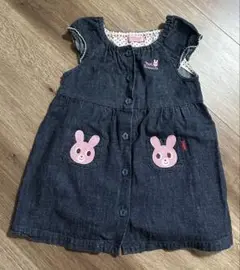 ホットビスケッツ　デニムワンピース　90