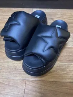 CONVERSE スタースライドサンダル ブラック