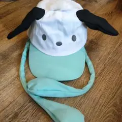 ポチャッコ 耳が動くキャップ ミントグリーン